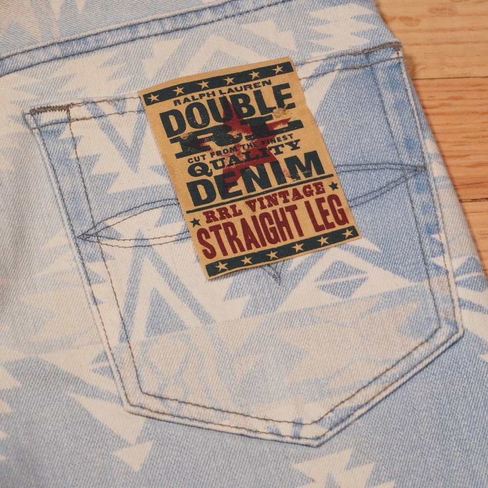 RRL Double RL Ralph Lauren Denim Vintage Straight Leg Jeans 26 Brand New - Picture 14 of 16